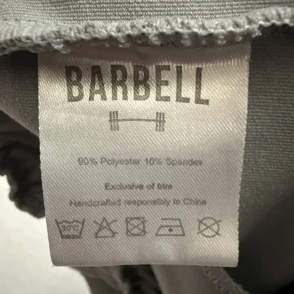 Barbell Apparel Recon Jogger Mens Small Light Gray Ultralight Stretch Athletic